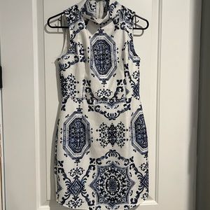 Blue and white boat dress